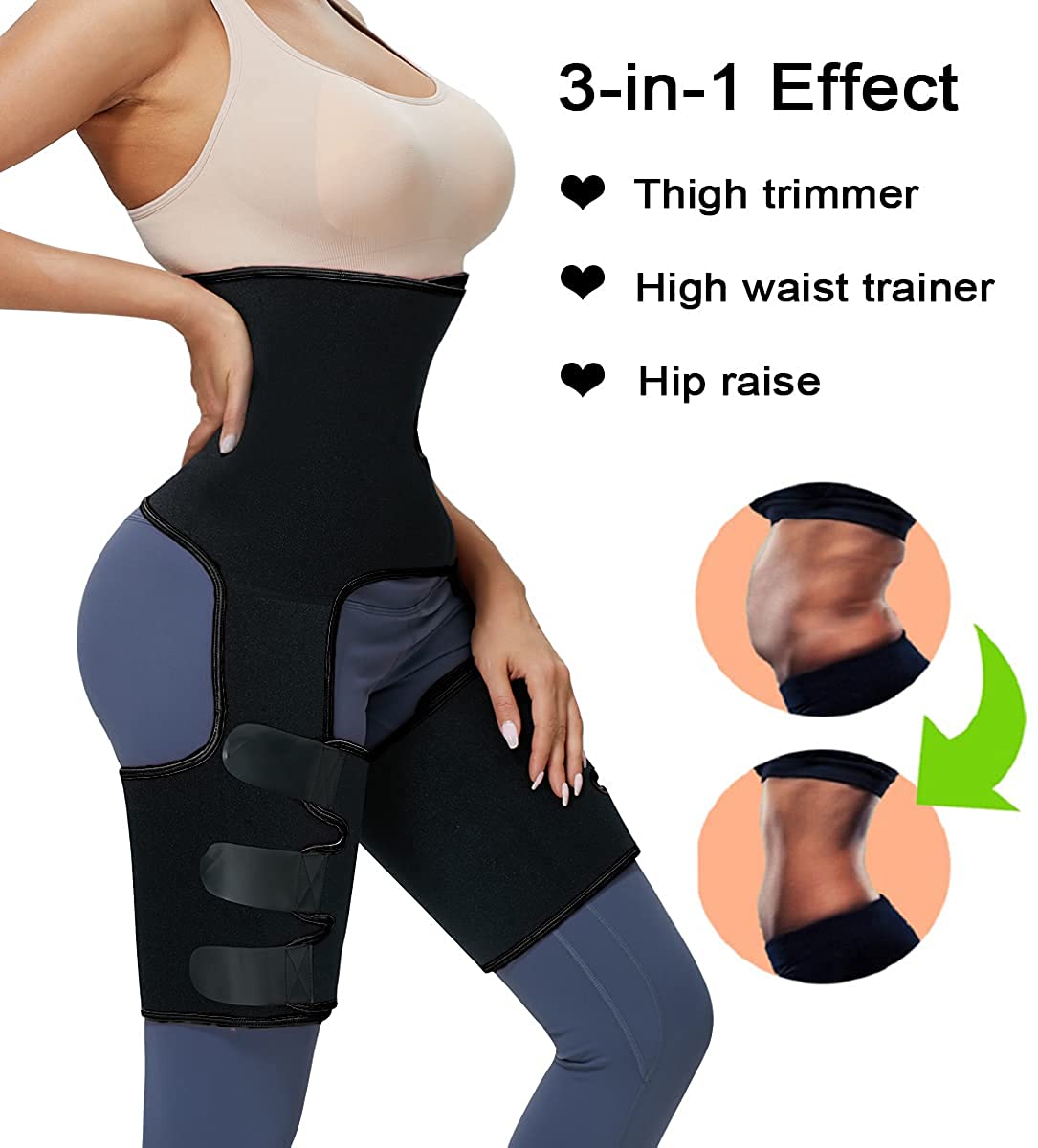 Custom Logo Compression High Waist 